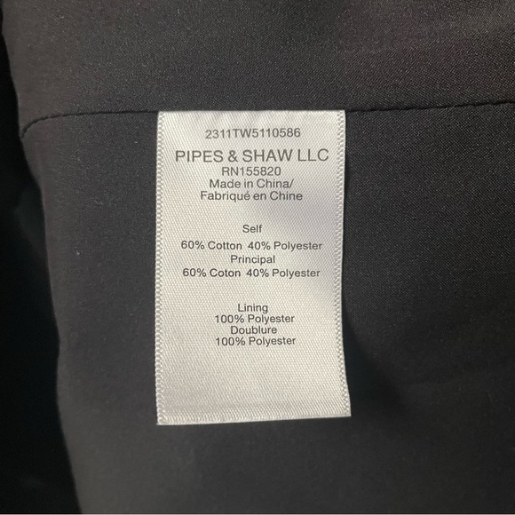 Veronica Beard Women's Rumer Dickey Tweed Jacket Coat Navy Multi Blue Size 8 - Picture 9 of 10